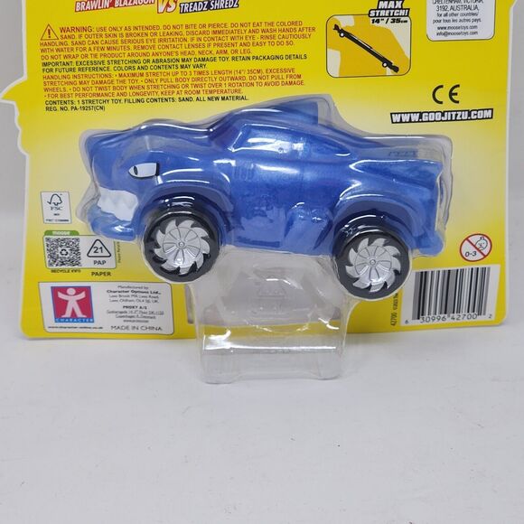 Goo Jit Zu Squishable Car Smash Thrash Toy Vehicle Ride Blue Collector Item - Picture 8 of 9